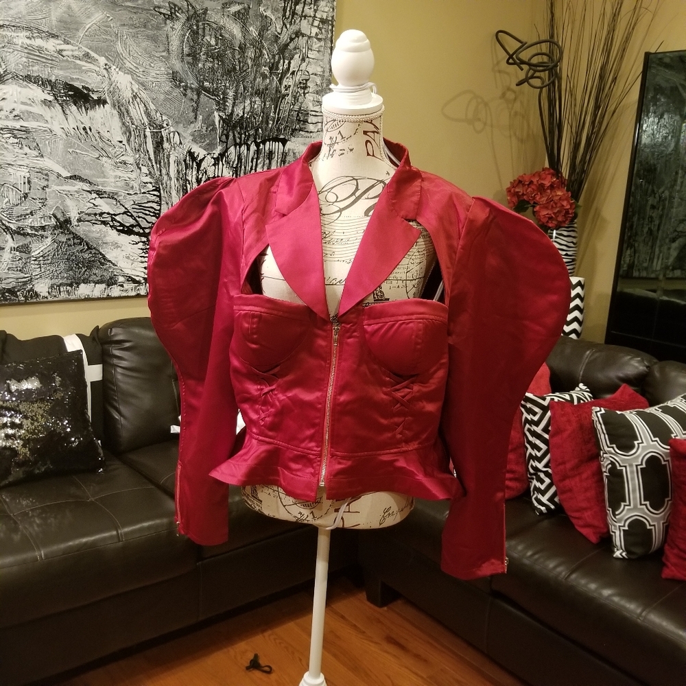 Red blazer